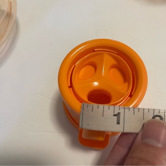 Mini Gumball Dispenser Pumpkin Halloween Fall Thanksgiving SET OF TWO New Orange - Picture 2 of 7